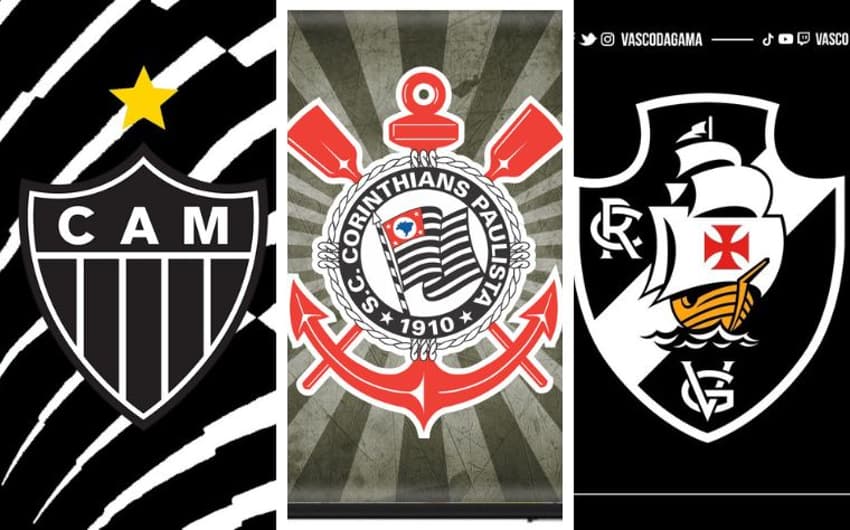 Atlético-MG; Corinthians e Vasco