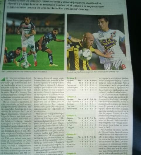 Jornal argentino sobre o Botafogo (Foto: Alexandre Braz)