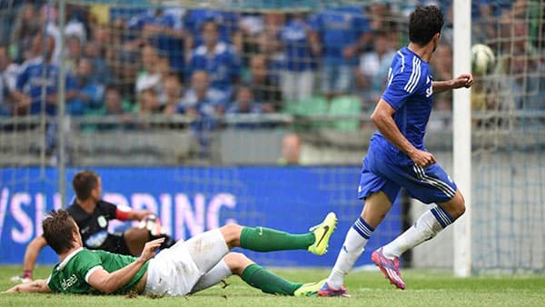 Diego Costa marca pelo Chelsea (Foto: site oficial)