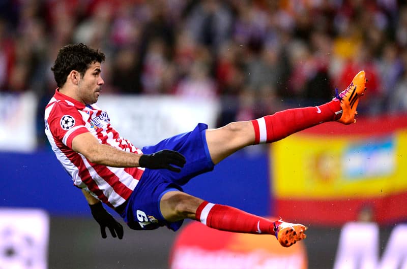 Diego da Silva Costa - Atletico de Madrid x Milan (Foto: Javier Soriano/ AFP)