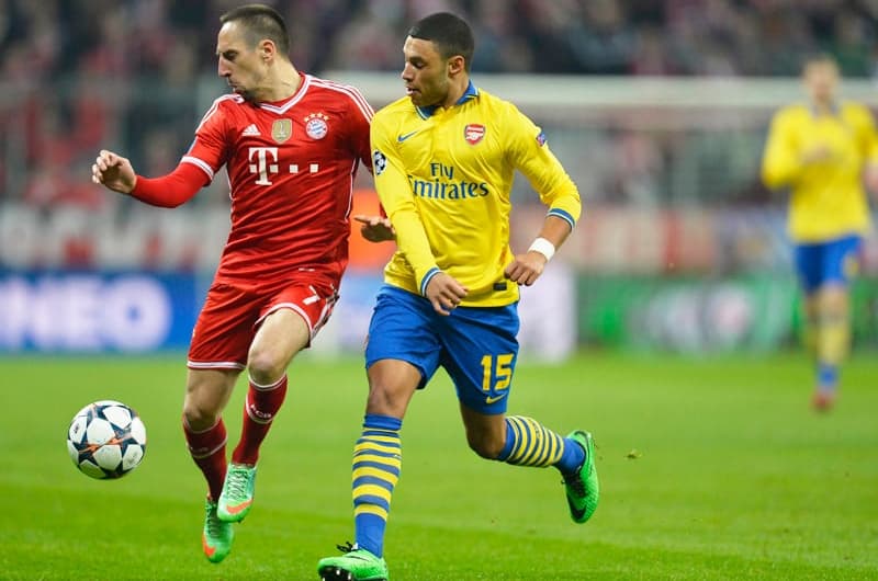 Bayern de Munique x Arsenal - Ribéry (Foto: Odd Andersen/ AFP)