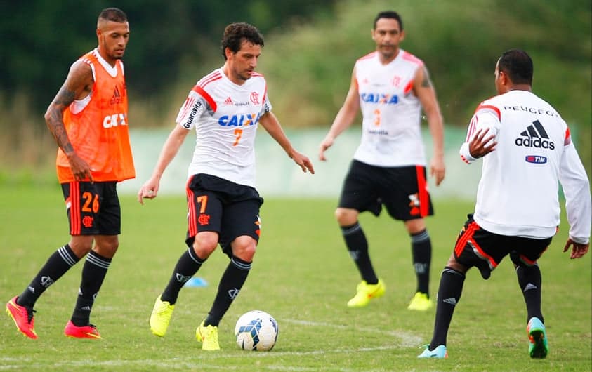 Treino do Flamengo (Foto: Bruno de Lima/LANCE!Press)
