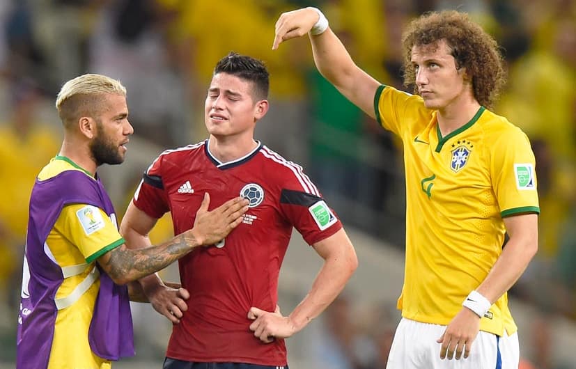 Brasil x Colômbia (Foto: Fabrice Coffrini/AFP)
