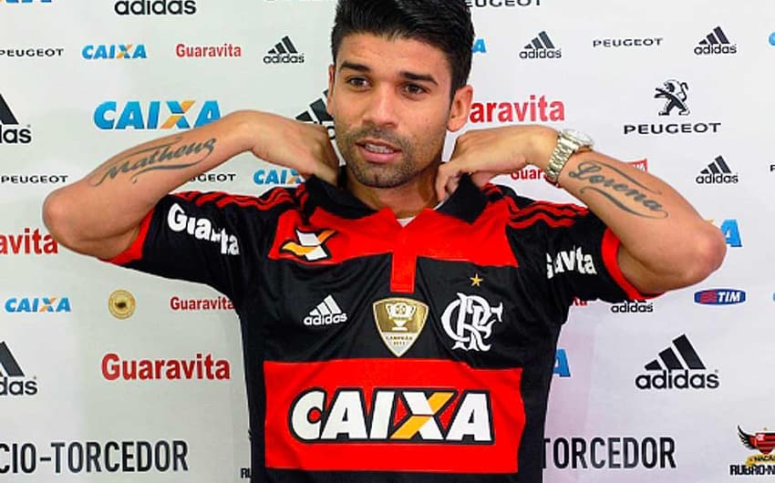 Apresentação do Eduardo da Silva - 17/07/2014 (Foto Gilvan de Souza / Flamengo)