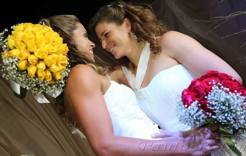Casamento da Larissa, do Vôlei (Foto: Reprodução/Facebook)