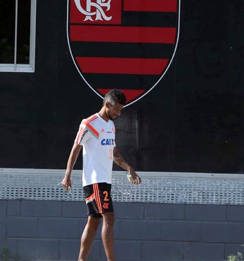 Leo Moura - Treino do Flamengo (Foto: Cleber Mendes/ LANCE!Press)