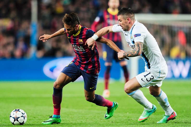 Neymar - Barcelona x Manchester City (Foto: Josep Lago/ AFP)