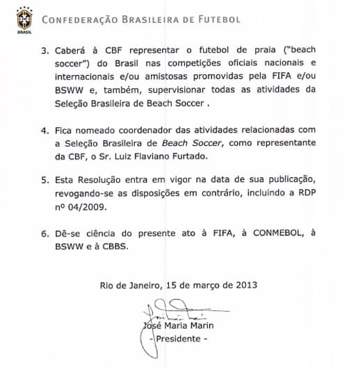 Confederação Brasileira de Futebol (Foto: Divulgação)