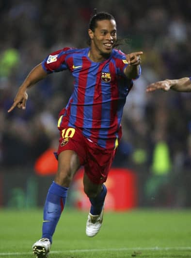 Ronaldinho - Barcelona (Foto: Arquivo LANCE!)