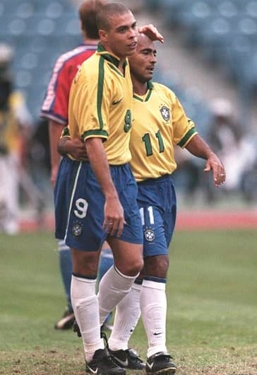 Ronaldo e Romário (Foto: Julio Cesar Guimaraes/ LANCE!Press)