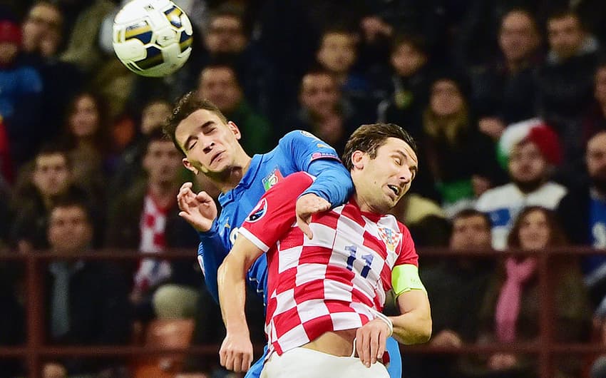 Modric - Itália x Croácia (Foto: Giuseppe Cacace/AFP)