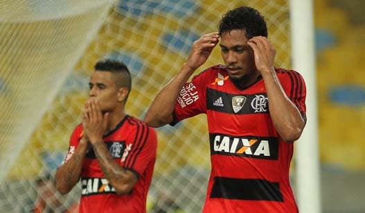 Hernane e Everton - Flamengo x Bolívar (Foto: Bruno de Lima/LANCE!Press)