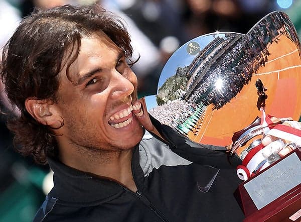 Rafael Nadal campeão do Masters de Monte Carlo (Foto: Sebastien Nogier/AFP)