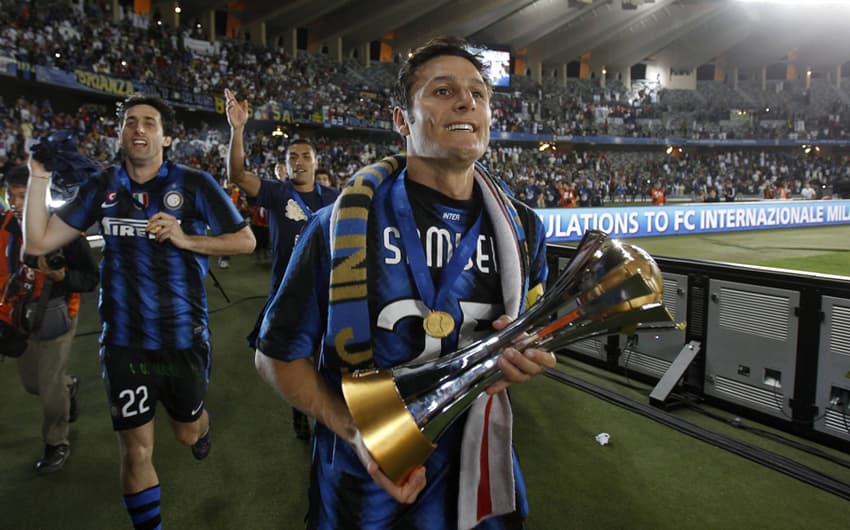 Veja as imagens da carreira de Javier Zanetti (Foto: FADI AL-ASSAAD)