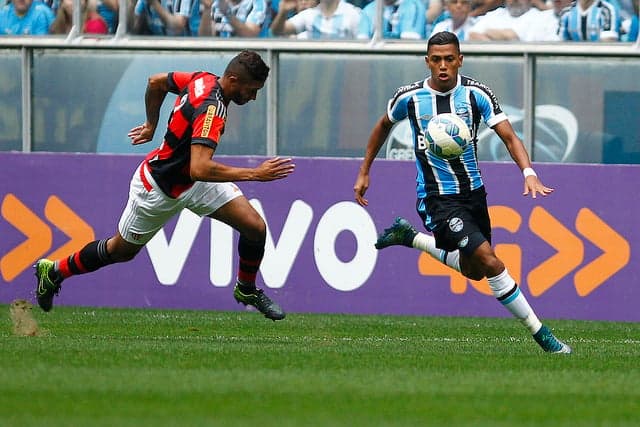 Pedro Rocha em ação pelo Grêmio (Foto: Lucas Uebel/Grêmio)