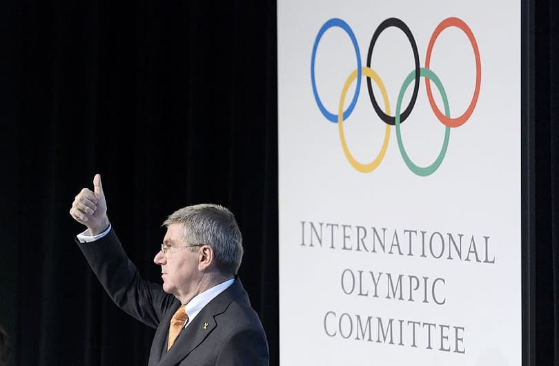Thomas Bach presidente do COI (Foto: Fabrice Coffrini/AFP)