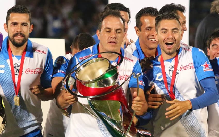 Puebla campeão da Copa do México (Foto: Sandra Bautista/ AFP)