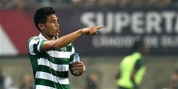 Teo Gutiérrez - Sporting (Foto: AFP)