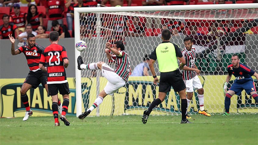 HOME - Fluminense x Flamengo - Campeonato Carioca - Fred, Cesar Martins, Mancuello, Gustavo Scarpa e Paulo Victor (Foto: Francisco Stuckert/LANCE!Press)