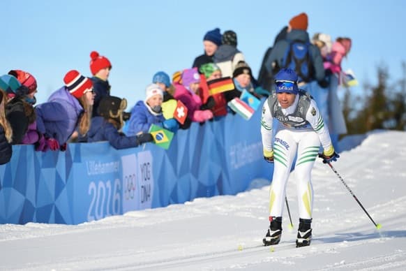 Altair Firmino nos jogos Olímpicos da Juventude, na Noruega (Foto: Divulgação/COI)