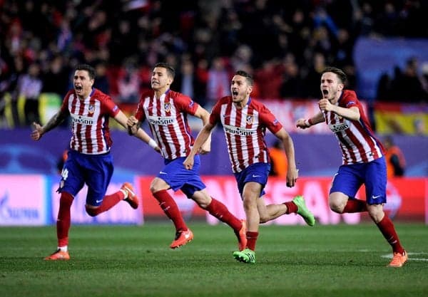 Veja as imagens da classificação do Atlético de Madrid