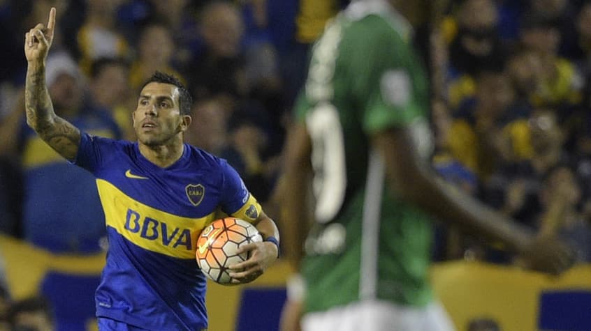 HOME - Boca Juniors x Deportivo Cali - Copa Libertadores - Tevez (Foto: Eitan Abramovich/AFP)