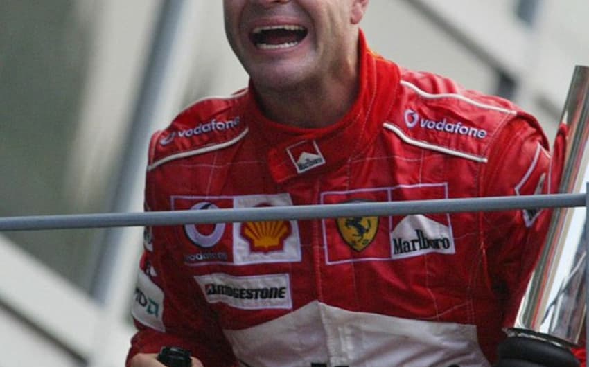 Em 2004, nova vitória de Rubinho na Itália pela Ferrari