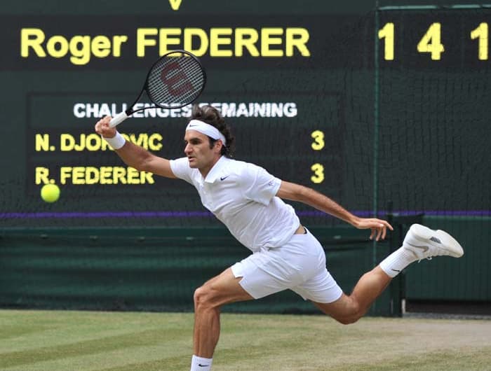 2014 Roger Federer perdeu para  Novak Djokovic