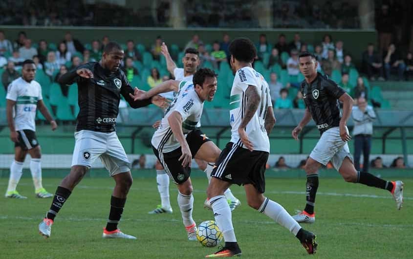 Coritiba e Botafogo não saem do zero no Couto Pereira <br>