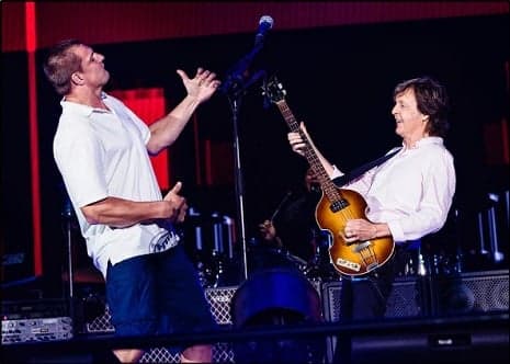 Rob Gronkowski e Paul McCartney