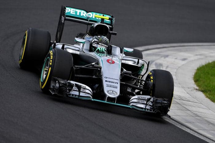 Nico Rosberg foi o mais rápido do dia na Hungria