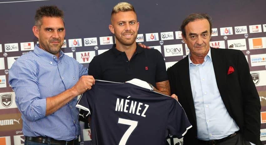 Ménez vestirá a camisa 7 no Bordeaux (Foto: Reprodução / Twitter)
