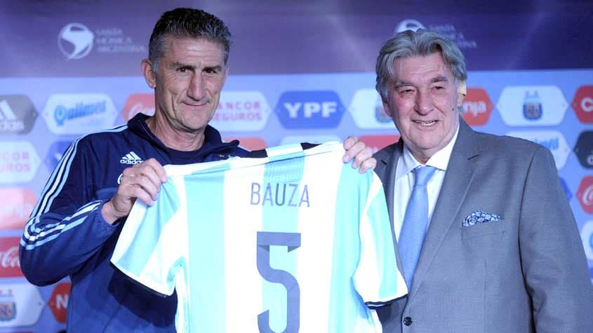 Apresentação de Edgardo Bauza na seleção Argentina