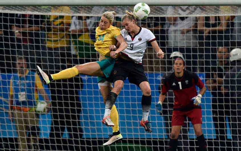 Alemanha e Austrália ficaram no empate no futebol feminino