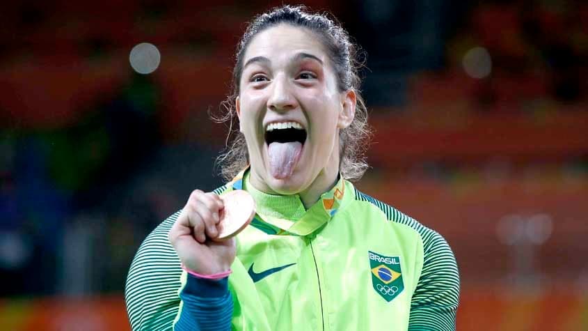 Mayra Aguiar conquistou medalha de bronze no judô