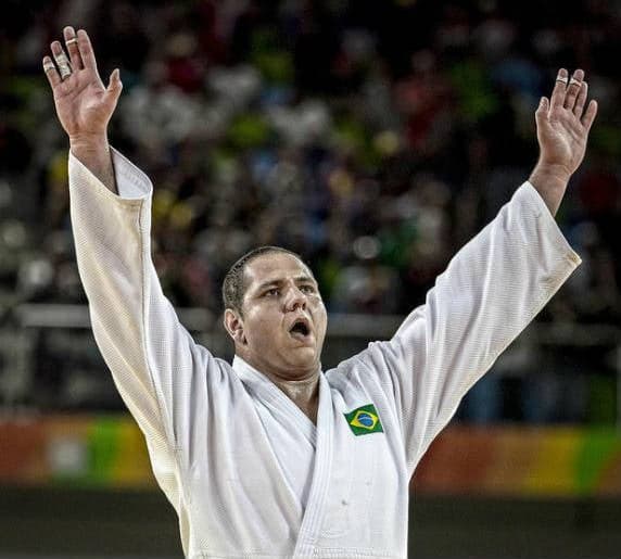 Rafael Silva conquistou medalha de bronze no último dia do judô na Rio-2016