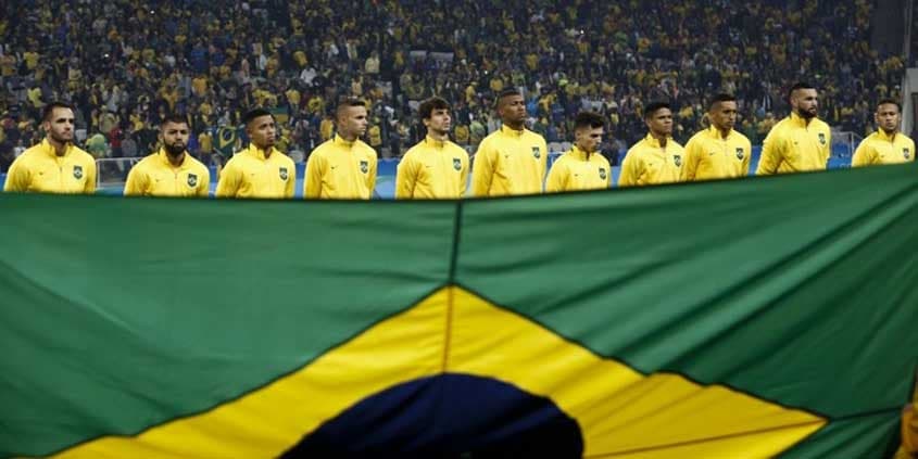 Brasil vence a Colômbia por 2 a 0 e está nas semifinais do futebol masculino na Rio-2016(Foto:AFP)