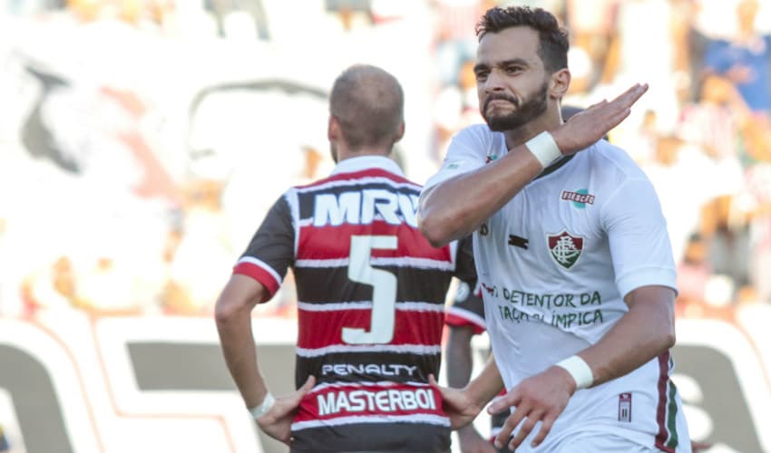 Henrique Dourado - Santa Cruz x Fluminense
