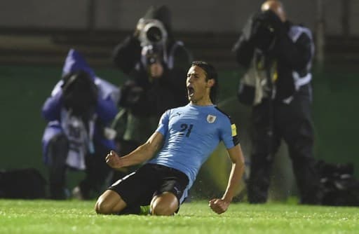 Cavani - Uruguai x Paraguai - Eliminatórias 2018