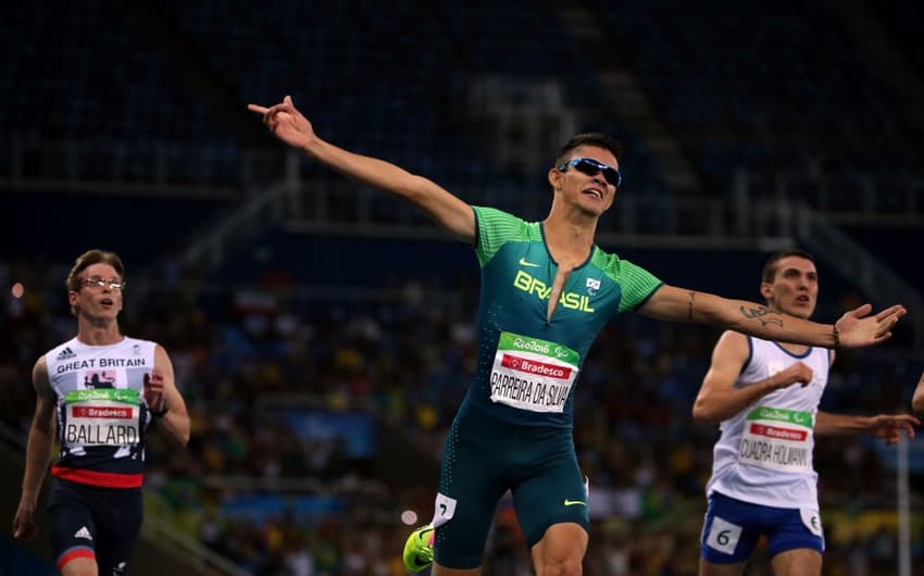 Rodrigo Parreira foi bronze nos 100m rasos T36