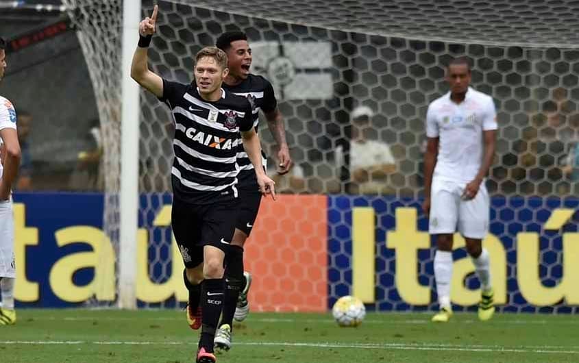 Marlone fez gol do Timão sobre o Santos