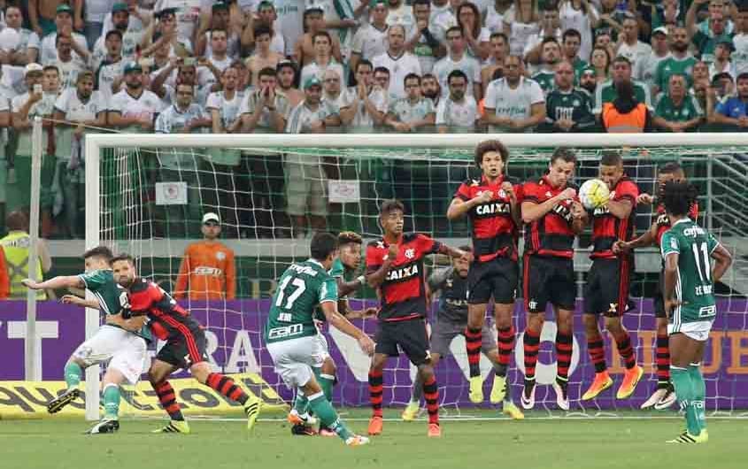 Palmeiras 1 x 1 Flamengo, no Allianz Parque&nbsp;