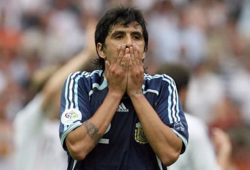 Lucho jogou a Copa de 2006 pela Argentina, quando sua seleção caiu para a Alemanha nas quartas de final