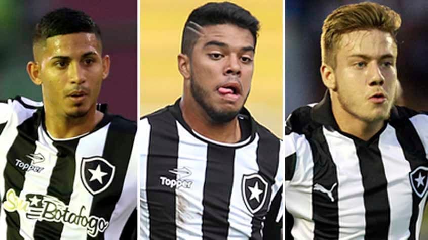 Diego, Leandrinho e Luis - Botafogo
