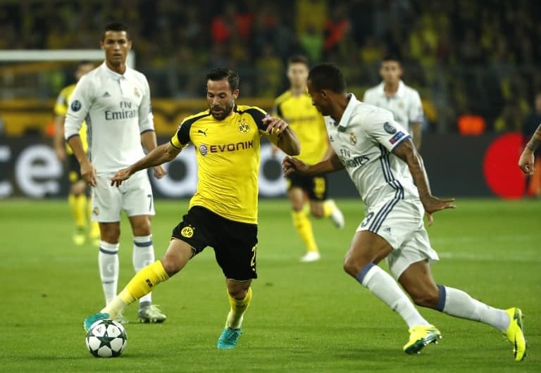 Castro e Danilo - Borussia Dortmund x Real Madrid