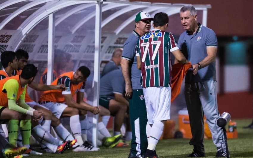 Marquinho e Levir Culpi - Fluminense x São Paulo