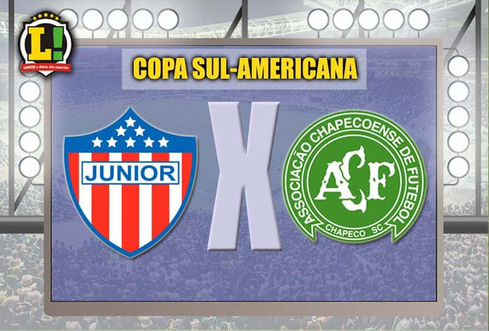 Apresentação Junior Barranquilla x Chapecoense Copa Sul-Americanas