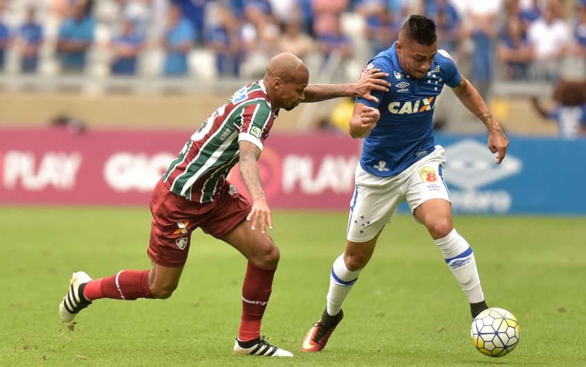 06/11/2016 - Cruzeiro venceu o Fluminense por 4 a 2, no Mineirão, no último confronto entre os clubes