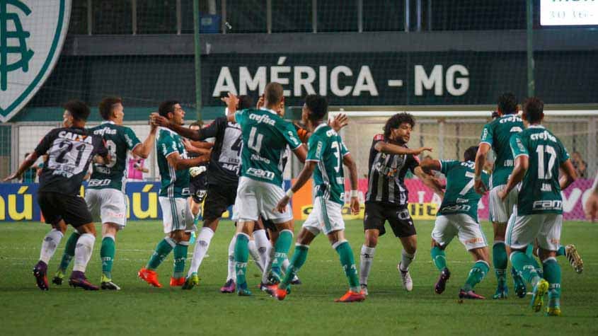 Atlético-MG e Palmeiras empataram em 1 a 1 nesta quinta-feira, no Independência, em Minas Gerais