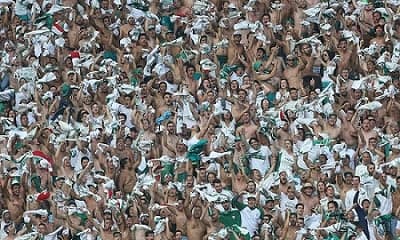 1º Palmeiras - 31.998 pagantes por jogo